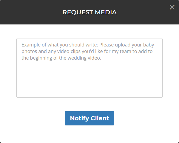 Request media page screenshot